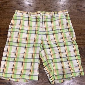 Men’s plaid Lacoste shorts size 36